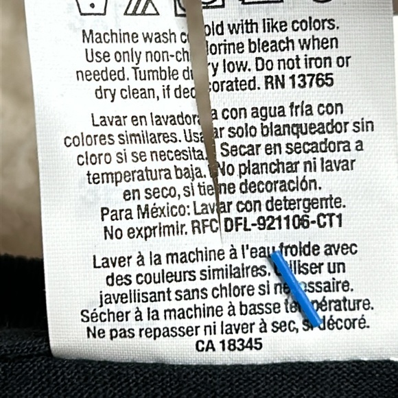 NWT Fruit Of The Loom Mens HD Cotton Black T Shirt Size 4XL - Picture 5 of 5